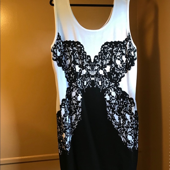 Lane Bryant Dresses & Skirts - Lane Bryant black & white dress size 26/28